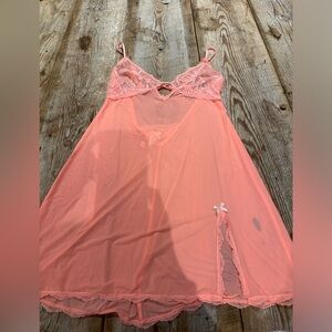Victoria Secret nightie in salmon coral color